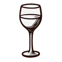 Un verre de vin de saint-emilion